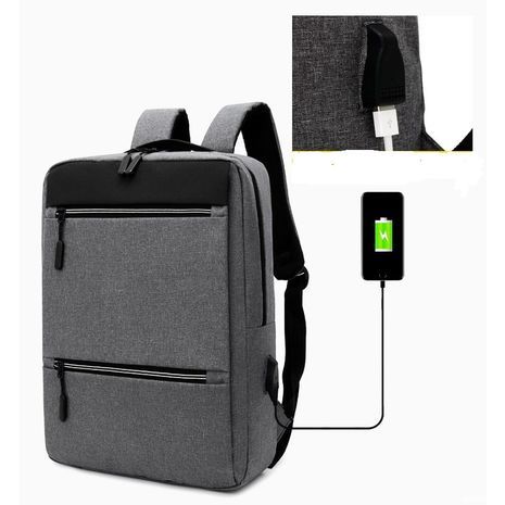Fashionable backpack with multiple compartments