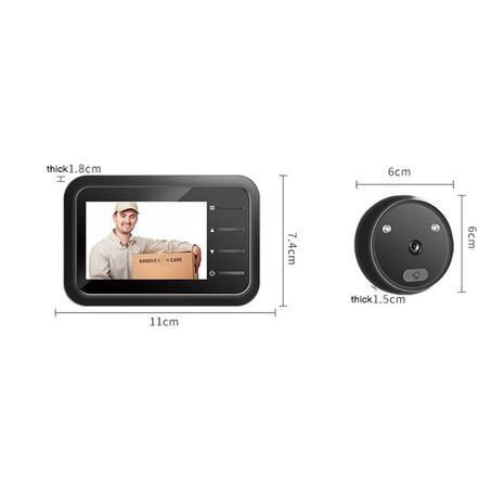 120 ° HD עינית דיגיטלית לדלת  כלל מצלמ ,