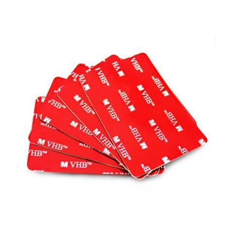 דבק דו צדדי מרובע 3M  , חזק ויתר 40x40 מ"מ  5יח