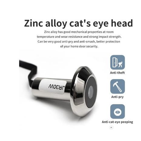 עינית דיגיטלית לדלת  כלל מצלמ , פעמון ואינטרקום