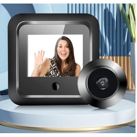 בעינית דלת אלקטרונית עם מצלמה ומסך - 9