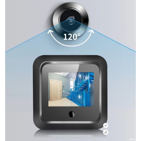 עינית דיגיטלית לדלת  כלל מצלמ , פעמון ואינטרקום