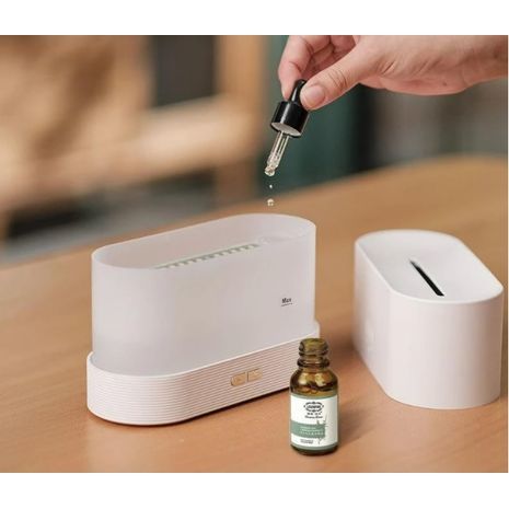 מכשיר אדים אוויר.סימולטור אש מנורה דקורטיבית. טעם אוויר. מפזר ללחות האוויר והתזת ריחות ארומטיים. סימולטור אש מנורה דקורטיבית.