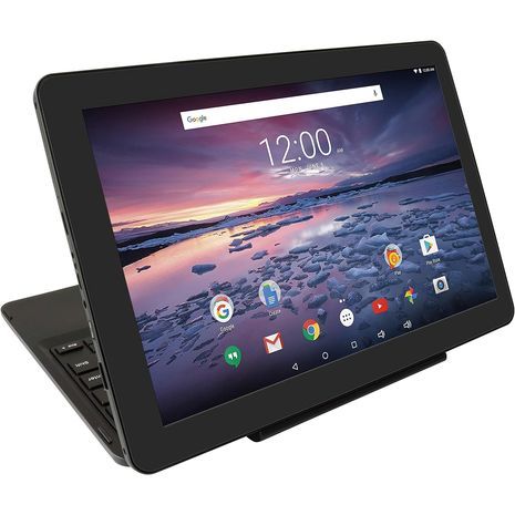 טאבלט/לפטופ Packard Bell בגודל 10 אינץ' עם מקלדת ניתנת להסרה, אנדרואיד 11 גו, תצוגת FHD 1920x1200p, זיכרון RAM בנפח 2GB, אחסון 32GB, חריץ הרחבה Micro SD, רמקולים כפולים, WiFi, Bluetooth, מצלמה קדמית ואחורית 2MP, שחור