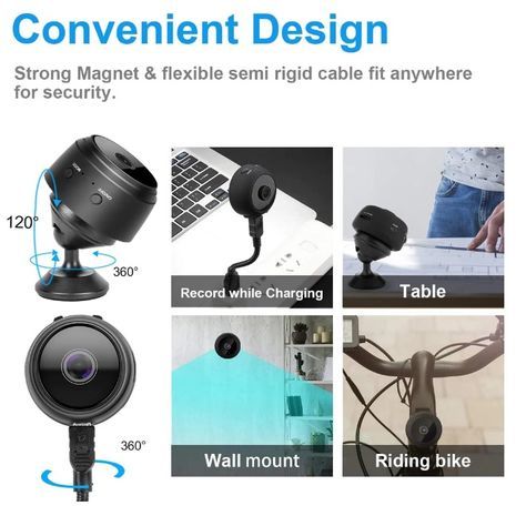 מצלמה IP אלחוטית פנימית Wi-Fi לשמירת בית ועסק K1A-WA