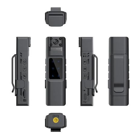 מצלמה מיני HD - חזה DVR MD80 מיני DV HD 1080P. מצלמת וידיאו לפעולה ספורטיבית. מצלמה מיני. מצלמת HD לאכיפת החוק מצלמת חזה. איתור תנועה. הקלטת לולאה.  JOZUZE MD33