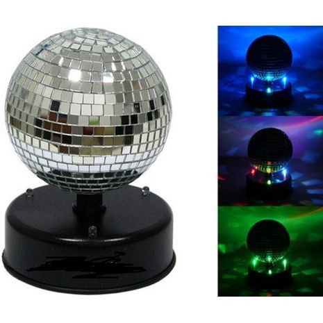 דיסקו - כדור מראה . מנורה גדולה מרובת צבעים לדיסקוטקים אווירה אינטימית . אורות מסתובבים. קוטר 8.4 אינץ' כדור דיסקו