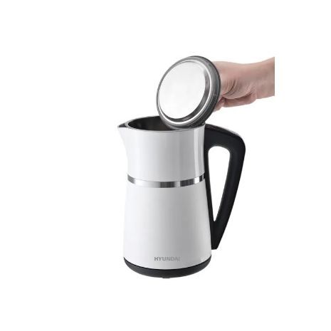קומקום חשמלי דיגיטלי בעל דופן כפולה נגד כוויות וטמפרטורת חימום לבחירה 1.7 ליטר HYK-8715DR HYUNDAI