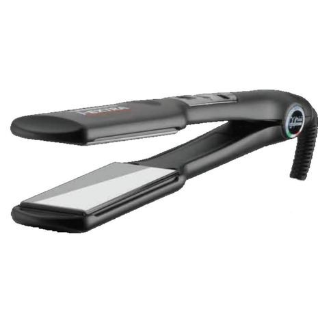 מחליק שיער מקצועי עם פלטות טיטניום רחבות מאוד 42X90 מ''מ מגהץ שיער מקצועי Gamma Extra pro Titanium