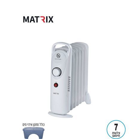 רדיאטור שמן 7 צלעות HAH-7020 HYUNDAI 1500W