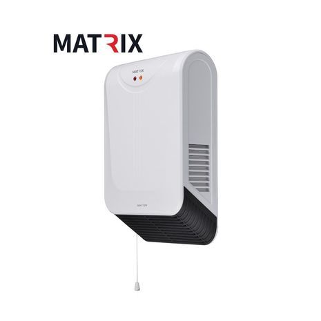 מפזר חום TURBO לאמבטיה . 2400W Matrix OM-BT2000FAN