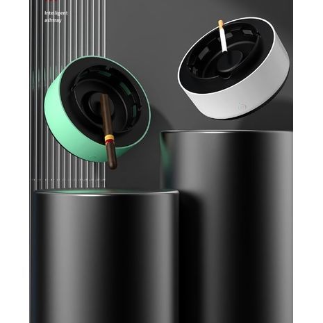 מאפרה עם מסנן עשן, ניקוי עם אניונים, הסרת ריחות. לבית ולמשרד.