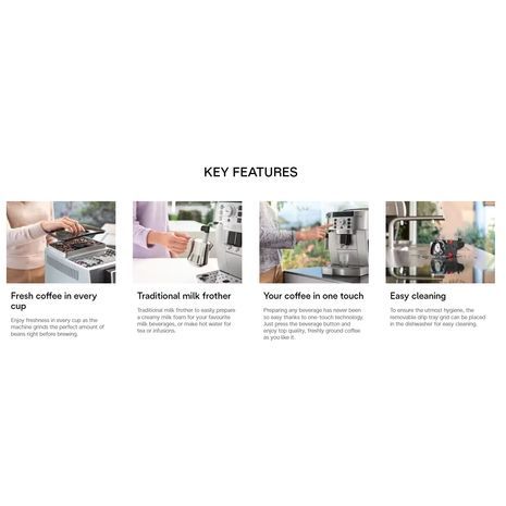 מכונות קפה אוטומטיות DeLonghi Magnifica S ECAM 22.110.SB