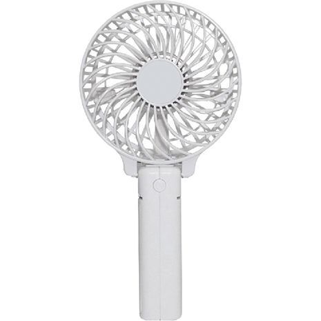 מאוורר חזק מיני ידני ושולחני עם סוללה נטענת ומעמד