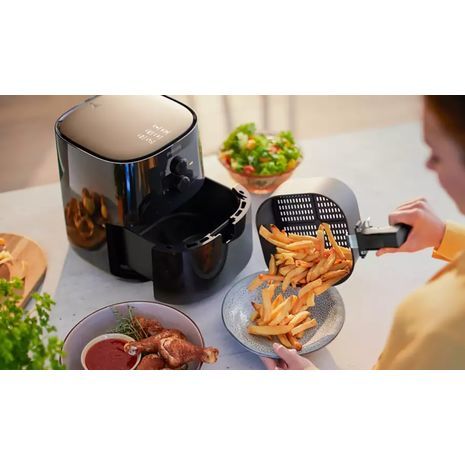 סיר טיגון ללא שמן אייר גריל - צ'יפסר ללא שמ Air Fryer Philips Ovi Essential HD9200/9 1400W