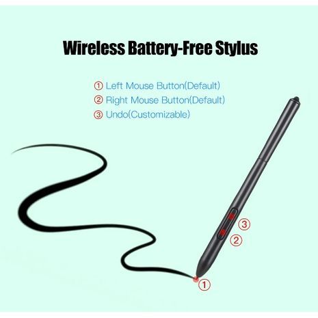 לוח גרפי מקצוי  LCD מקצועי בגודל 10x6 אינץ' עם 12 מפתחות אקספרס לציור, כתיבה ומשחקים ללא נייר.