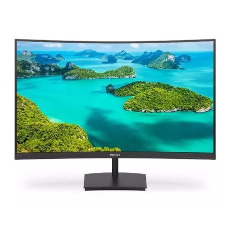 צג LCD מעוקל בגודל 23.6 אינץ' Full HD. מסך מחשב Philips 241e1 E LINE