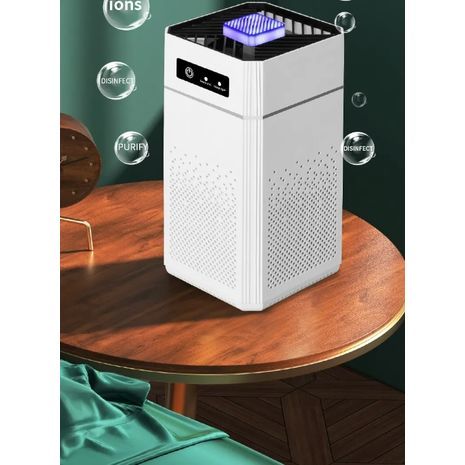 מטהר אוויר חכם, מסנן HEPA מחולל יונים שליליים, אנטיבקטריאלי גדול, הסרת פורמלדהיד, ריחות רעים, אבק, קשקשים לחיות מחמד בדירה ובמכונית H12