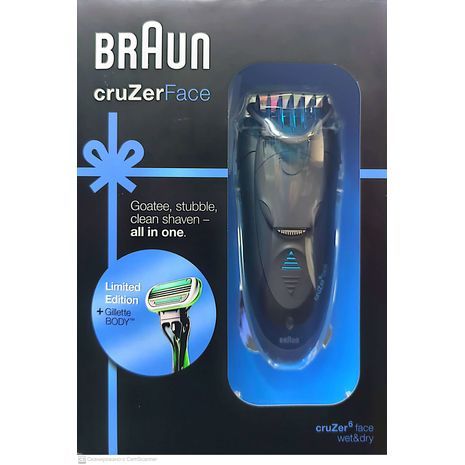 מכונת גילוח נתנת , מוגנת ממיים Braun Series 3 CoolTec CT2 Wet&Dry