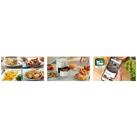 סיר טיגון ללא שמן אייר גריל - צ'יפסר ללא שמ Air Fryer Philips Ovi Essential HD9200/9 1400W