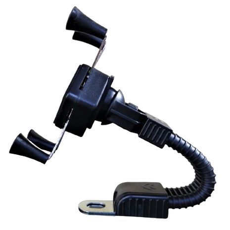 מחזיק לסמארטפון לאופניים , מעמד לטלפון לכידון. מחזיק טלפון גמיש.