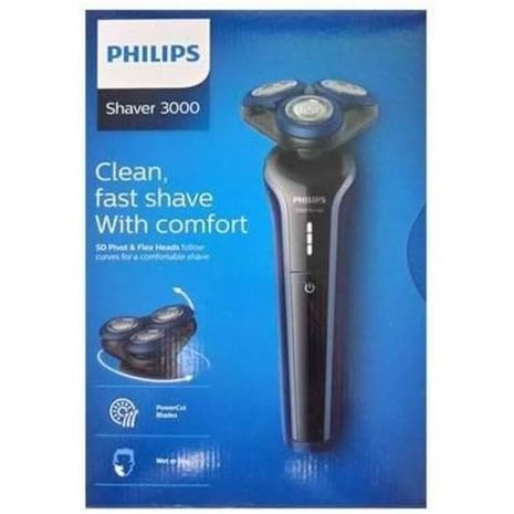 מכונת גילוח, נטענת, עמידה למים, מכונת גילוח חשמלית Philips Series 3000 S3608/10