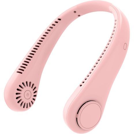 מאוורר צוואר ללא להב. מאוורר תלייה נייד לביש עם יציאת אוויר 360 מעלות נטענת. מאוורר קירור אישי.