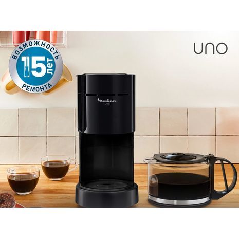 פרקולטור מכונת קפה - קפה פילטר ל12 כוסות , Moulinex FG121811