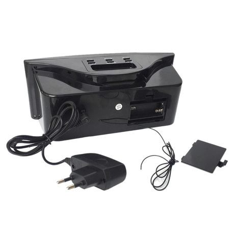 רדיו שעון שעון מעורר דיגיטלי חשמלי עם רדיו VST-907