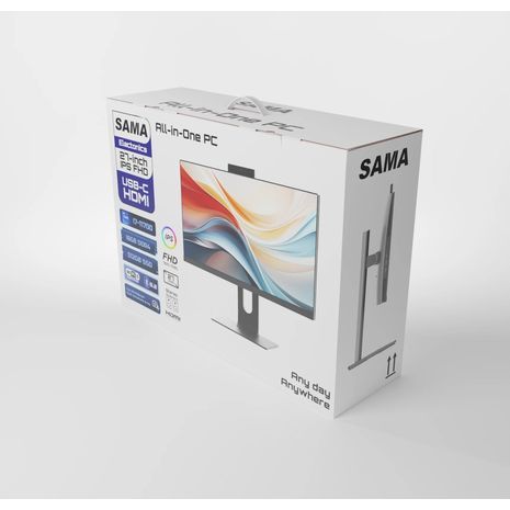 מחשב הכל כלול SAMA i5 -14400/16/500/27"/Win11 All-in-one