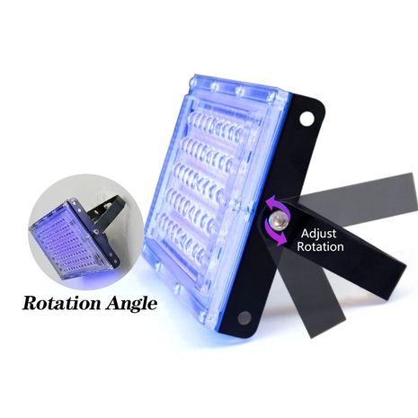 זרקור LED UV 220 V phytolamp אולטרה סגול. מנורת במה 20 W LED תאורת במה לבמות ודיסקוטקים.