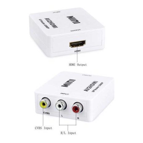 מתאם AV2HDMI מתאם מHDMI - RCA אדפטור