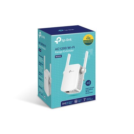 מגדיל טווח Wi-Fi  (רפיטר) RE305 - Wireless AC1200 Plug-In Network Range  AC750 TP-Link 300-867 Mbps www.gamby.co.il 03-9341686