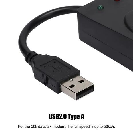 פקס מודם חיצוני USB 56K