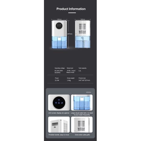 מל1700 מסיר לחות . סופג לחות