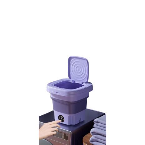 מכונת כביסה קטנה מתקפלת 8 ליטר. מכונת כביסה ניידת. מצבים אוטומטיים. עבור כביסה עדינה בבית ובתנאי קמפינג.