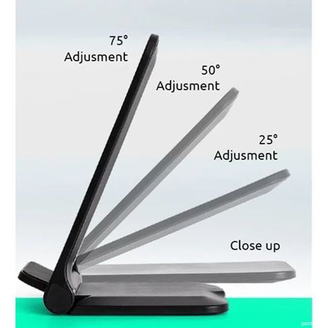 מעמד לסמארטפון שולחני עם מטען אלחוטי 15W