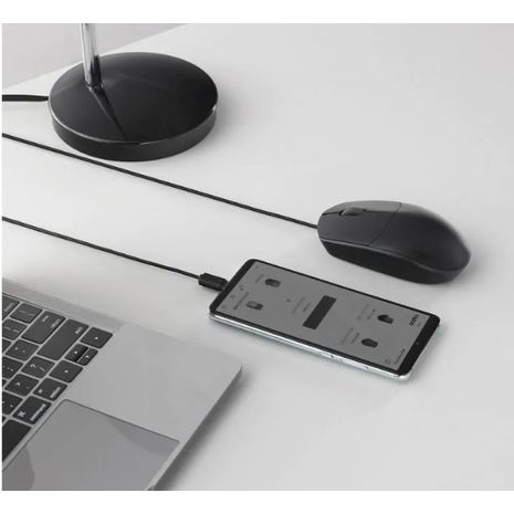 N100 RAPOO TYPE-C עכבר אופטי חוטי חיבור