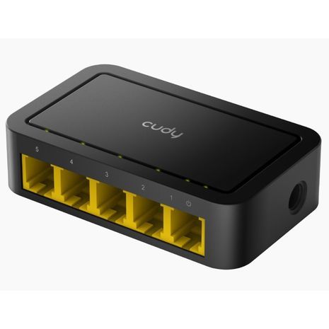 מפצל רשת - מפצל אינטרנט ל5 פורטים FS105D 10/100/M Desktop Switch CUDY