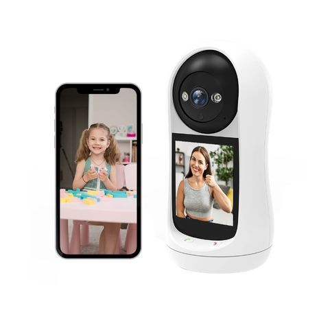 מצלמת אבטחה HD אלחוטית עם שתי אנטנות לפיקוח על הבית והעסקם באינטרנט  360° IC-PTZ3 PRO Semicom Powered By tuya