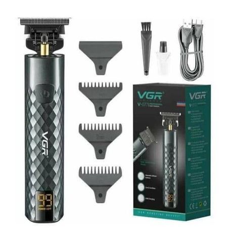 מכונת תספורת נטענת USB ומכשיר טיפוח שיער  גוף  , זקן , ושפם הגנה מפני מים VGR V-963