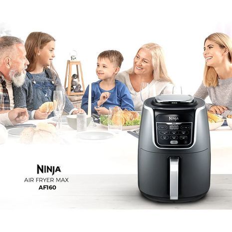 אייר גריל - צ'יפסר וסיר טיגון ללא שמן  דיגיטלי בריאותי 5.2 ליטר סיר טיגון בריאותי ללא שמן   Ninja Air Fryer AF160