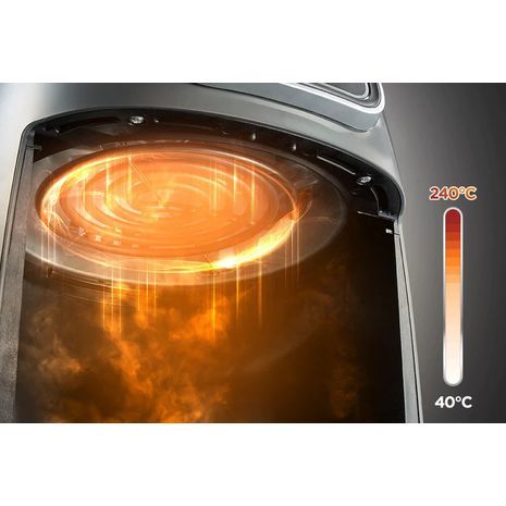 אייר גריל - צ'יפסר וסיר טיגון ללא שמן  דיגיטלי בריאותי 5.2 ליטר סיר טיגון בריאותי ללא שמן   Ninja Air Fryer AF160