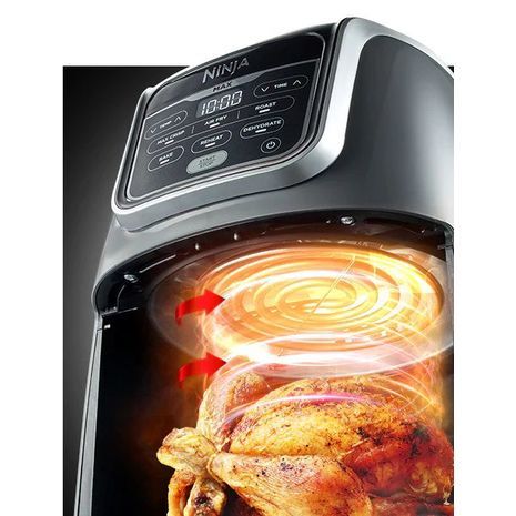 אייר גריל - צ'יפסר וסיר טיגון ללא שמן  דיגיטלי בריאותי 5.2 ליטר סיר טיגון בריאותי ללא שמן   Ninja Air Fryer AF160