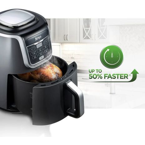 אייר גריל - צ'יפסר וסיר טיגון ללא שמן  דיגיטלי בריאותי 5.2 ליטר סיר טיגון בריאותי ללא שמן   Ninja Air Fryer AF160