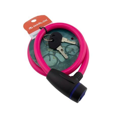 מנעול אופניים (עם מפתחות). שרשרת אופניים 1 מ