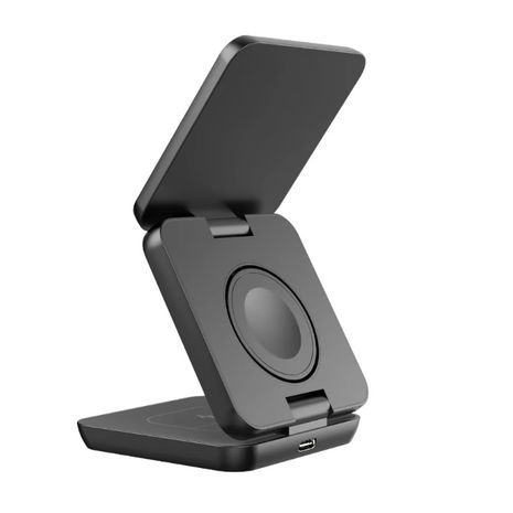 3 in 1 Wireless Charger, 15W Foldable Magnetic Wireless Charging Station