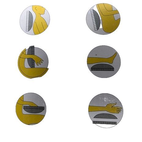 עיסוי שיאצו לעיסוי צוואר, כתף, גב תחתון - לבית, למשרד, לרכב. אלחוטי, נטענת. מכונית ובית