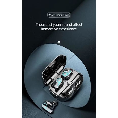 אוזניות סטריאו Bluetooth ,  מיקרופון , נטענות ,  בלוטוט אלחוטיות  Tws Bluetooth 5.0 אוזניות אלחוטיות 2 TWS Pro 80