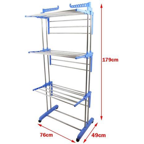 מתלה בגדים נייד רב-תכליתי לאחסון וייבוש – Spray Painting Clothes Hanger TW116